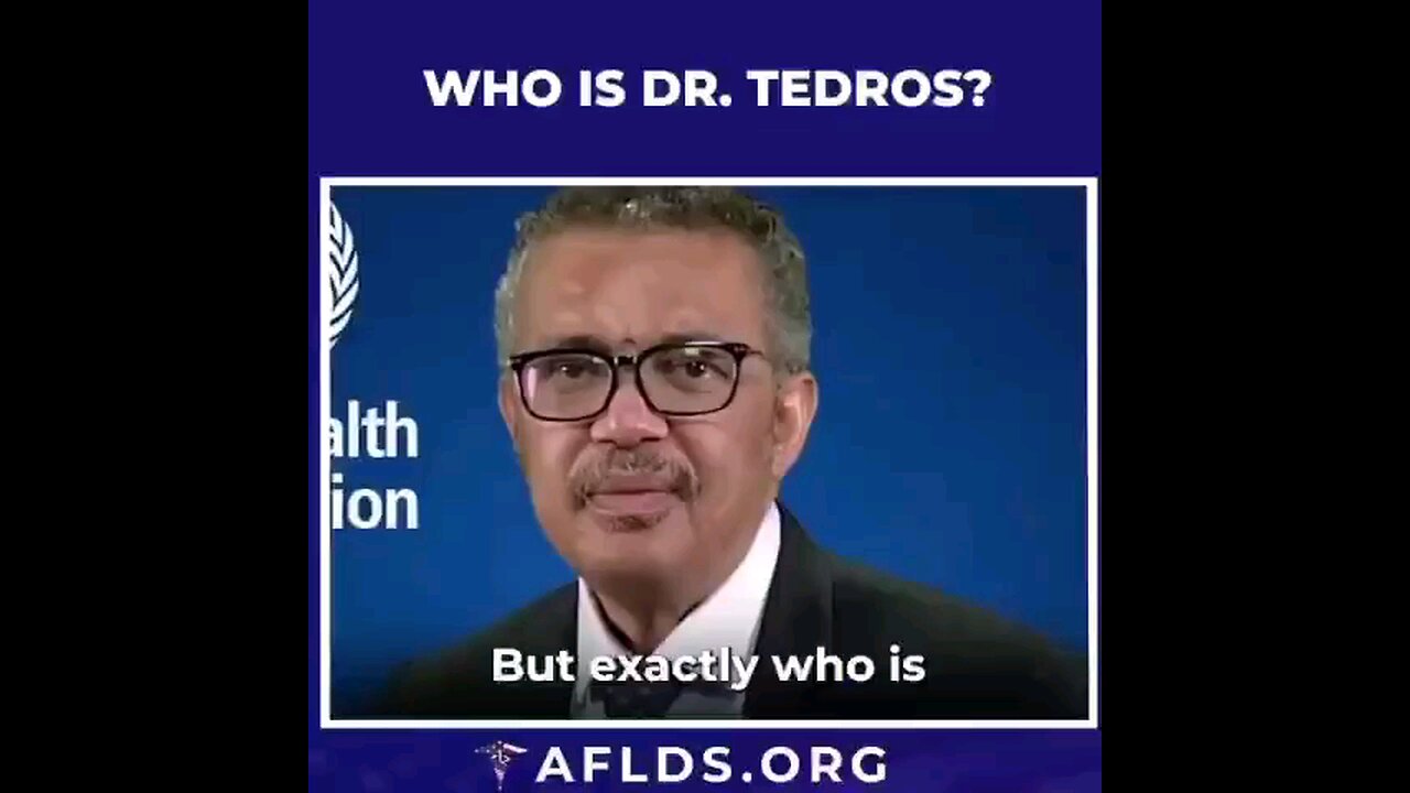 Tedros - not a doctor, rather a"Communist Terrorist" ! 🤮🤮🤮