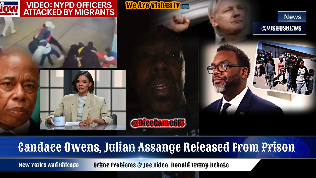 Candace Owens, Julian Assange Released From Prison And More... #VishusTv 📺