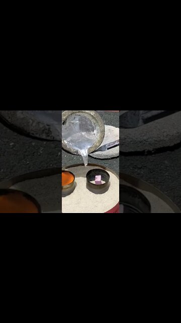 Polystyrene metal casting the Punisher #fyp #asmr #relaxing #shorts