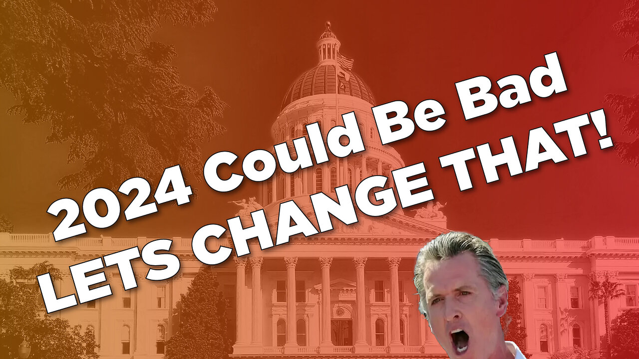 2024 Could be Bad, LETS CHANGE THAT!