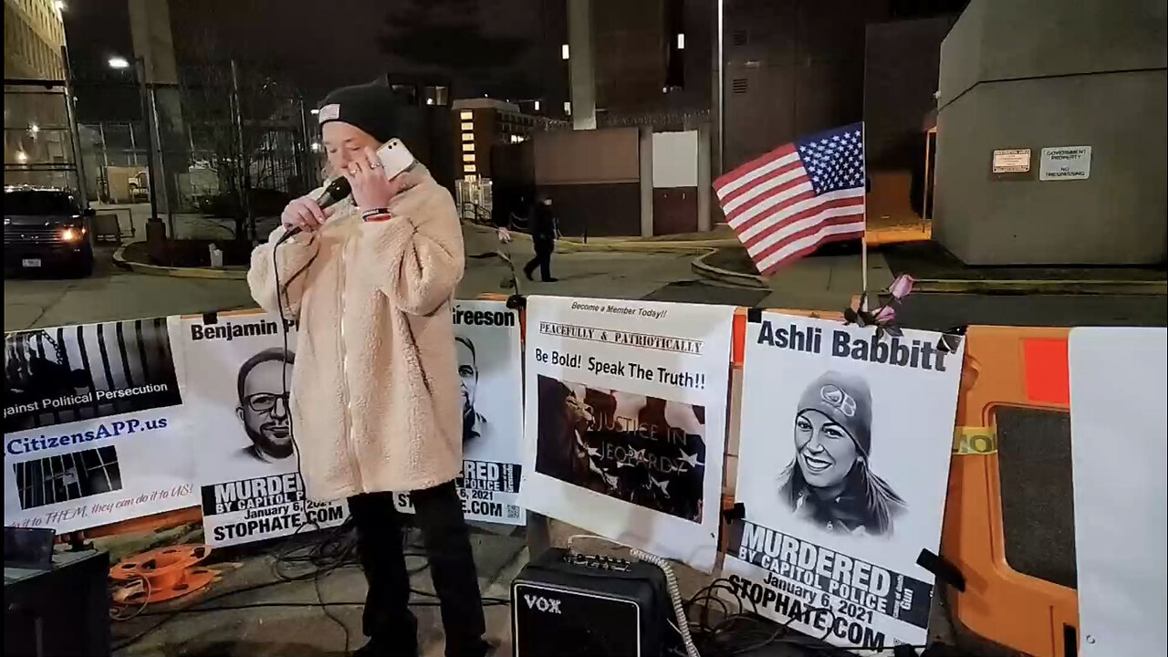 LIVE January 6, 2023 DC Gulog J6 Vigil w mother of Ashli Babbitt arrested today by US Capitol Police