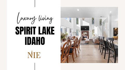 Luxury Living in Spirit Lake, Idaho: Stunning 5-Acre Home Near State Land!