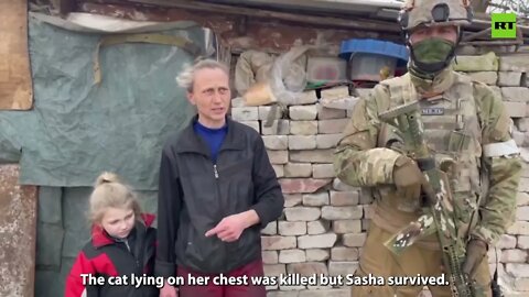 “The Cat Lying On Her Chest Was Killed But She Survived”: 8-Year-Old Sasha From Donbass