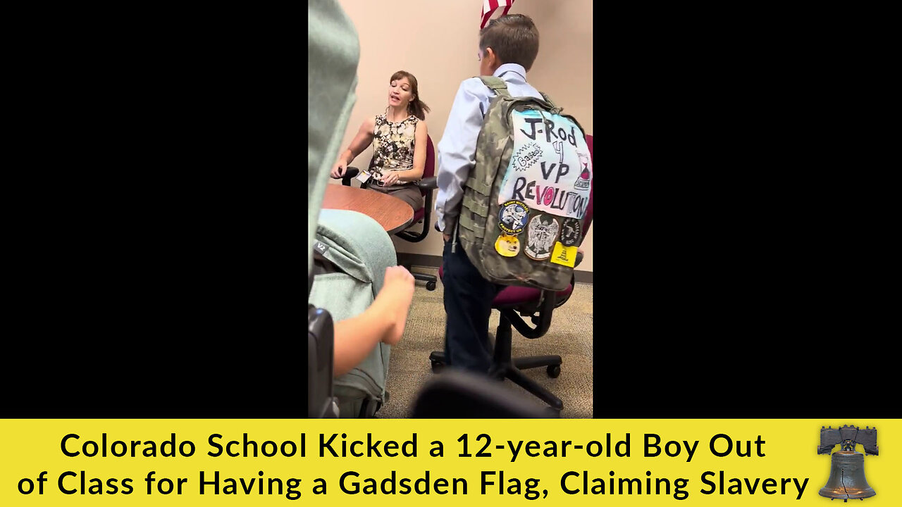 Colorado School Kicked a 12-year-old Boy Out of Class for Having a Gadsden Flag, Claiming Slavery