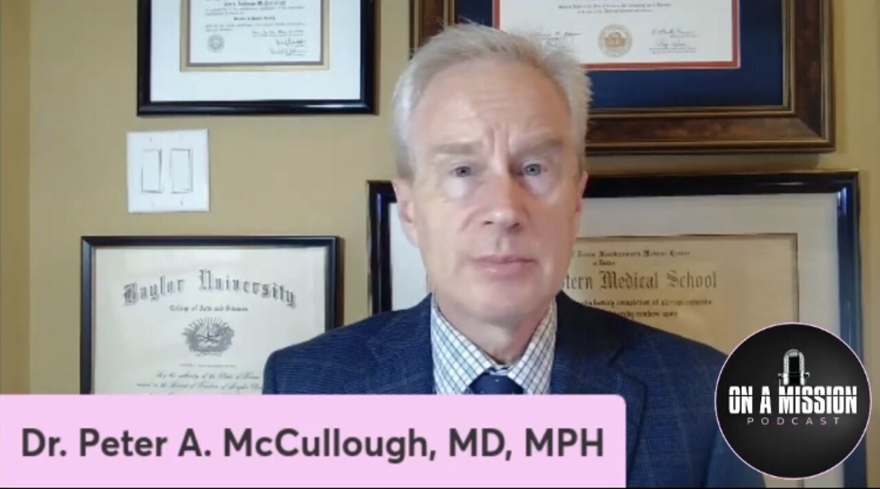 Dr. Peter McCullough Talks To Ellie McKay About Concerns Regarding Myocarditis In Children
