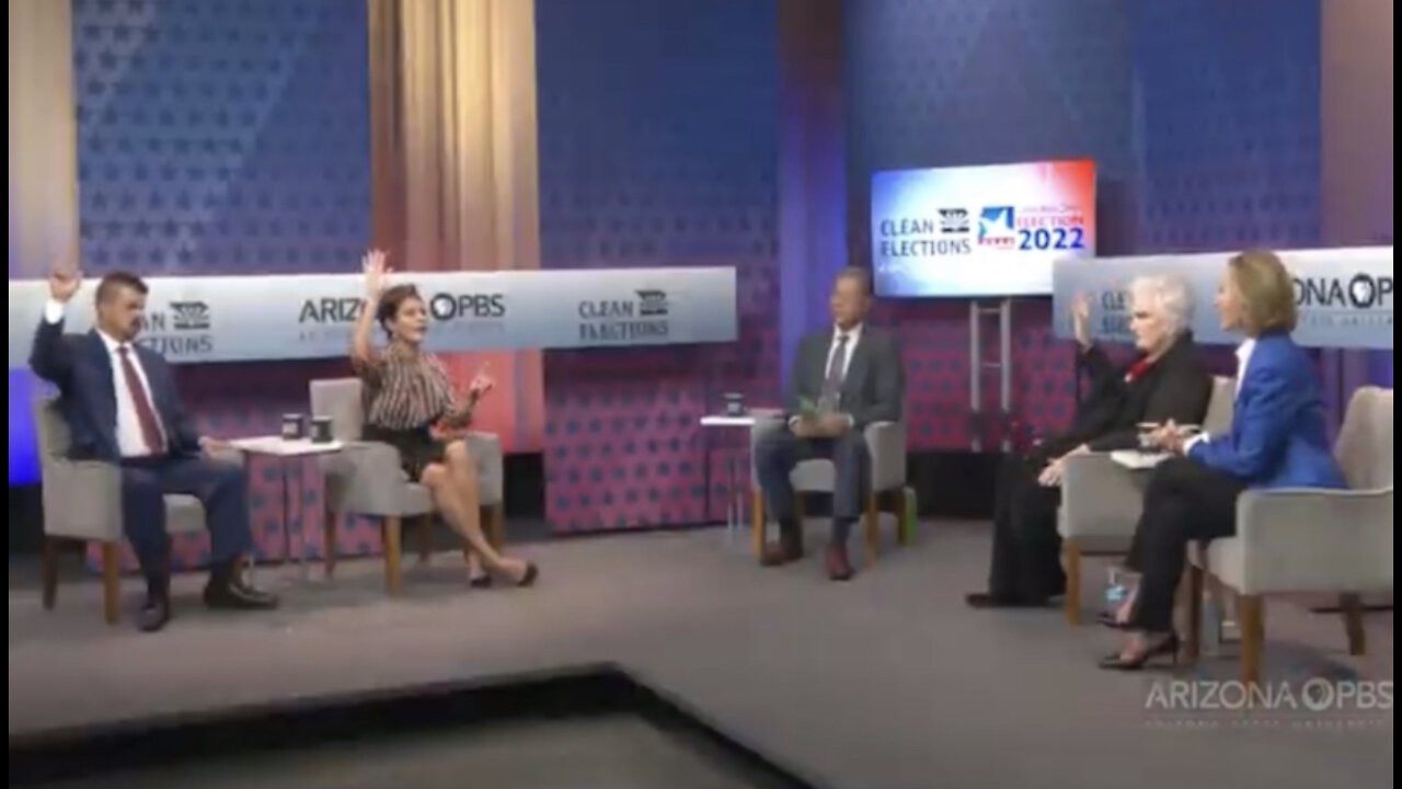 AZ Gov Debate: Kari Lake Destroys RINO Karrin Taylor Robson On 2020 Election