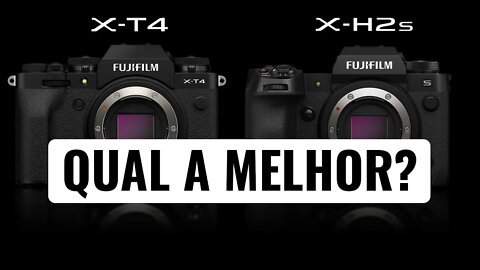 🔴 FUJIFILM X-T4 ou FUJIFILM X-H2s | QUAL A MELHOR? [🎬 Cortes]