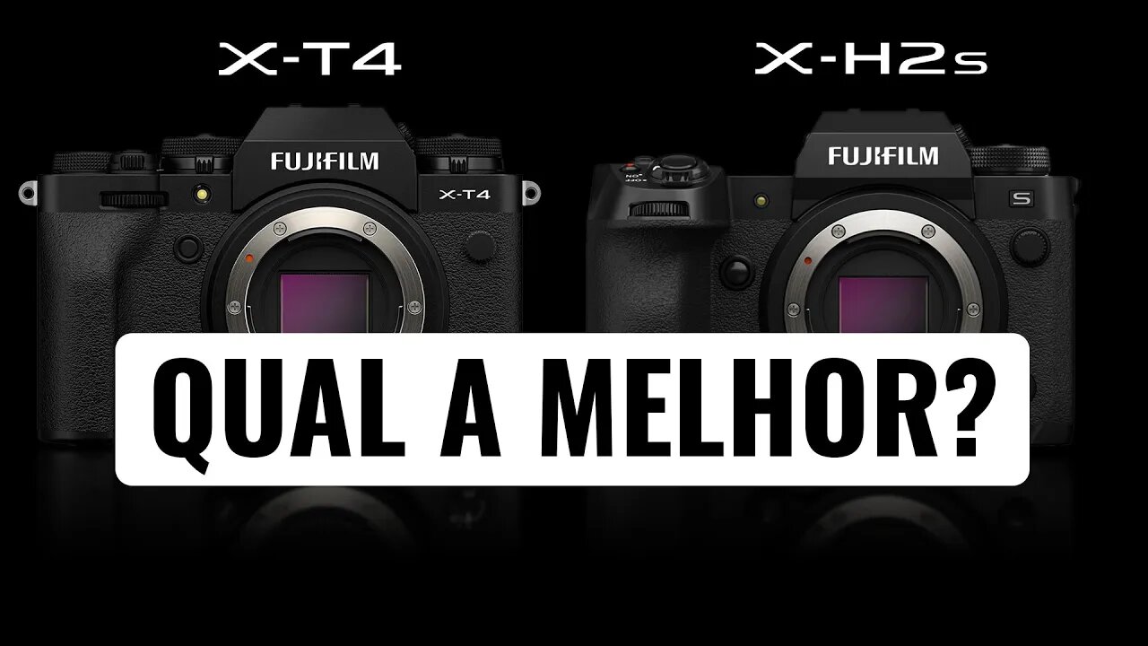 🔴 FUJIFILM X-T4 ou FUJIFILM X-H2s | QUAL A MELHOR? [🎬 Cortes]