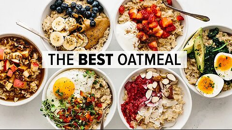 EASY OATMEAL RECIPE | with sweet & savory flavors