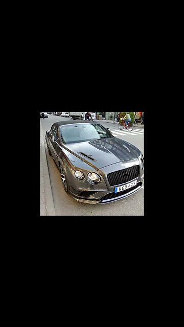 😎Bentley Continental GT Super Sport Convertible W12 1/700 filmed with Ray-Ban Stories #rayban