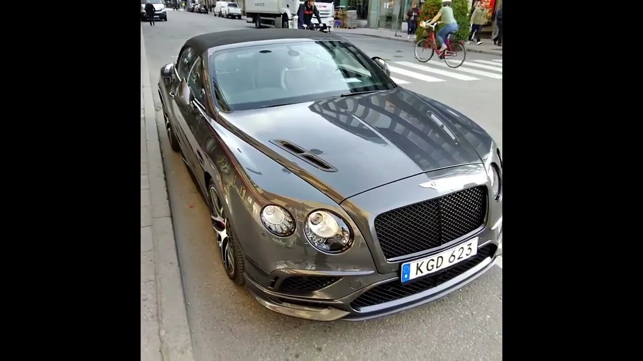 😎Bentley Continental GT Super Sport Convertible W12 1/700 filmed with Ray-Ban Stories #rayban