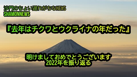 『去年はチクワとウクライナの年だった』2022年を振り返る(沙門のちょい遅れがちなNEWS)