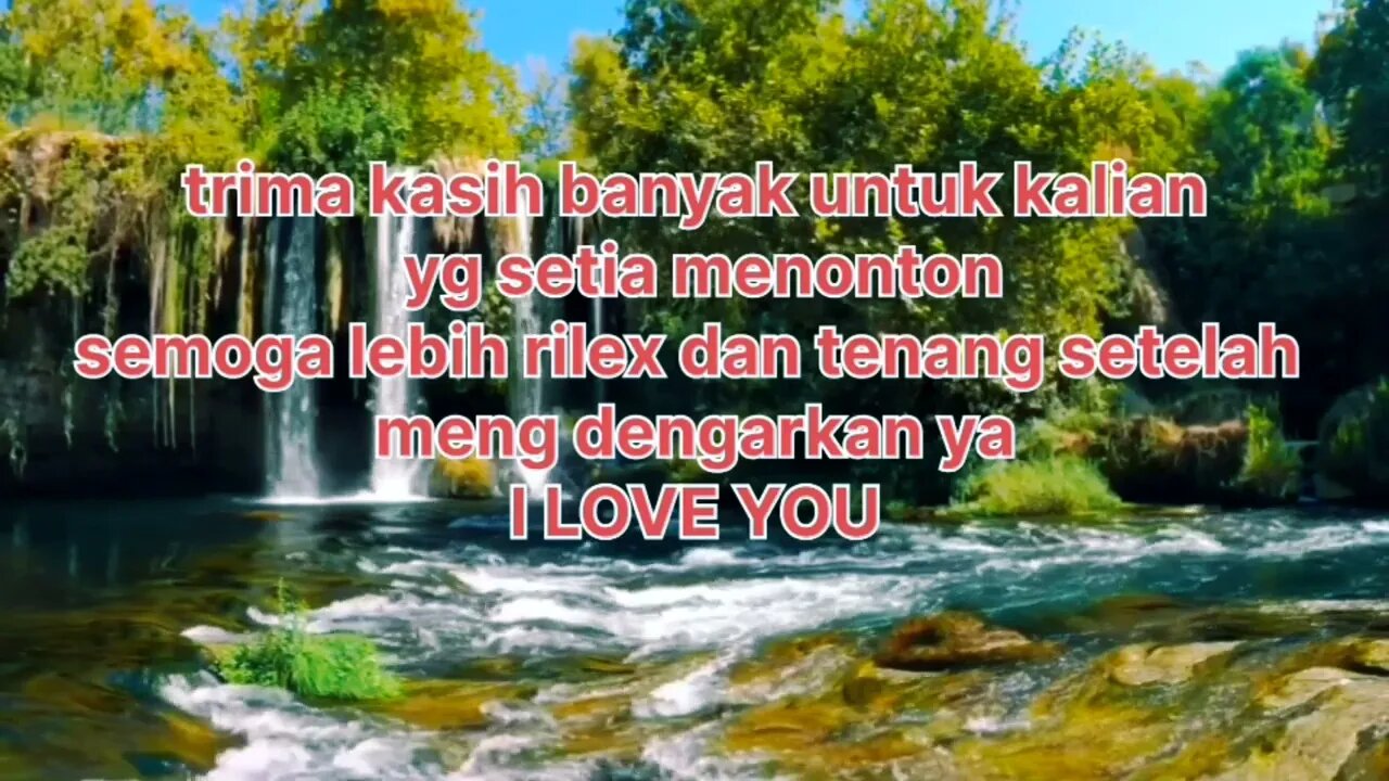 Rilex sasi seruling merdu bercampur nada alam air terasa fress di otak