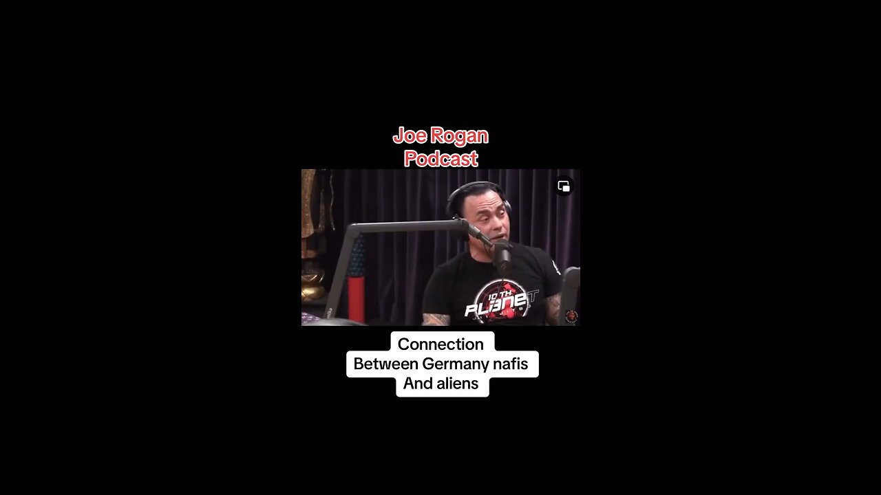 Joe Rogan on aliens
