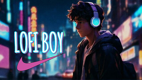Arcade LoFi Boy Alone in the Rainy Science Fiction City | 10 Minutes Relaxing Music 🎧