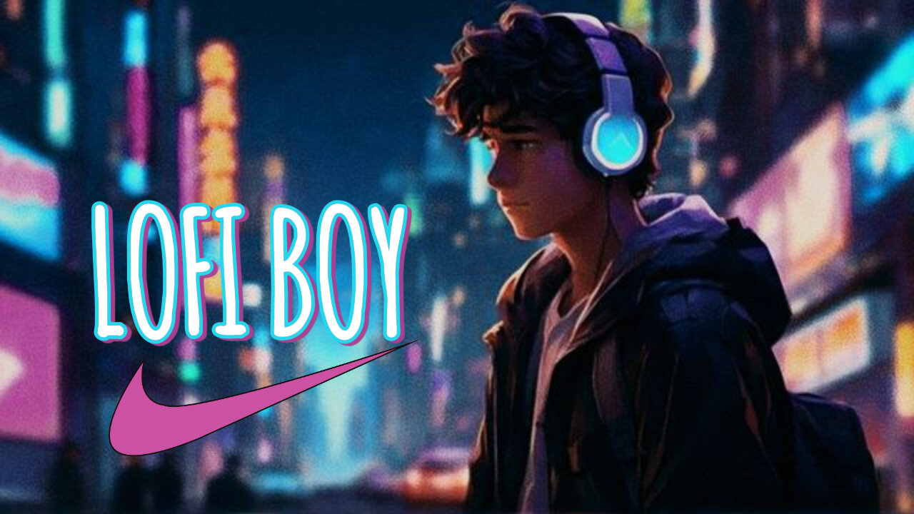 Arcade LoFi Boy Alone in the Rainy Science Fiction City | 10 Minutes Relaxing Music 🎧
