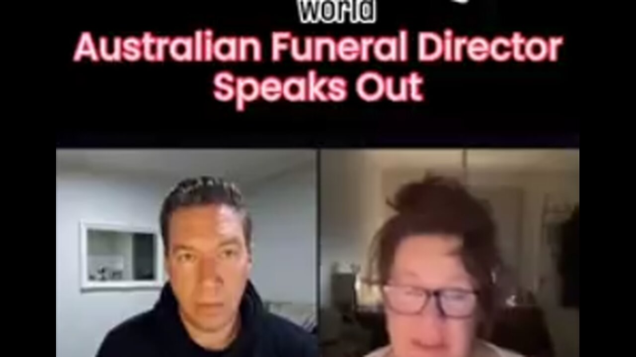 🇦🇺🎪💉💯 Australian Funeral Director speaks about people dying suddenly.