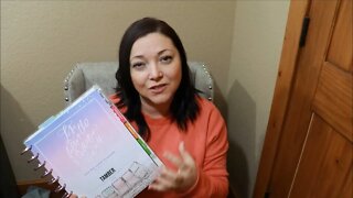 BIG Hourly Layout // Time Blocking Planner // Happy Planner Work Social Meida // Plan With Me