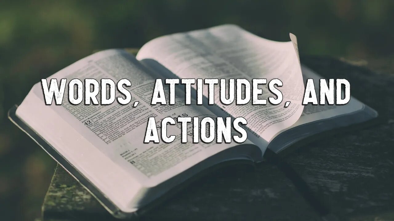 Robert Reed - Words, Attitudes, and Actions