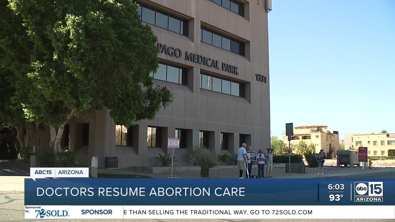 Valley doctors resume abortion care