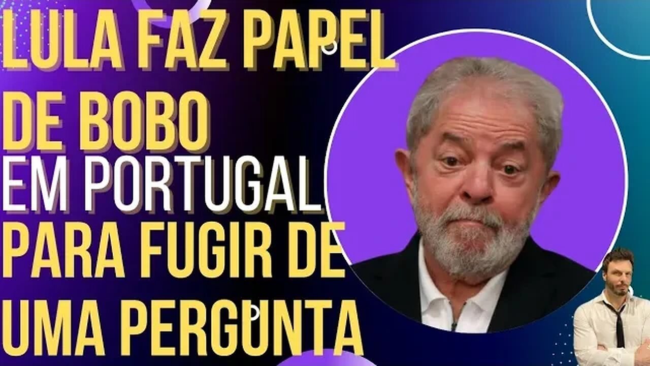 VEXAME EM LISBOA: Lula finge não entender português e foge de pergunta!