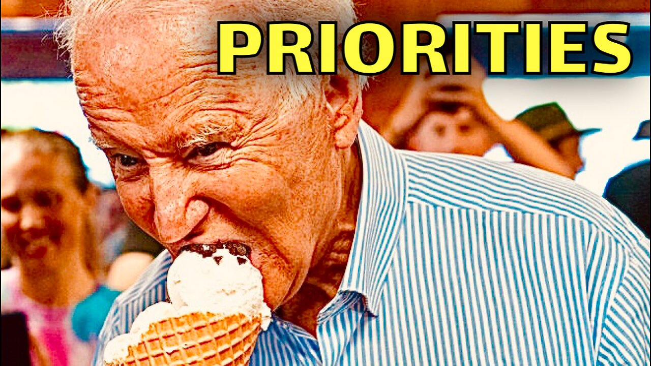 Joe Biden once AGAIN more focused on ICE CREAM than America…