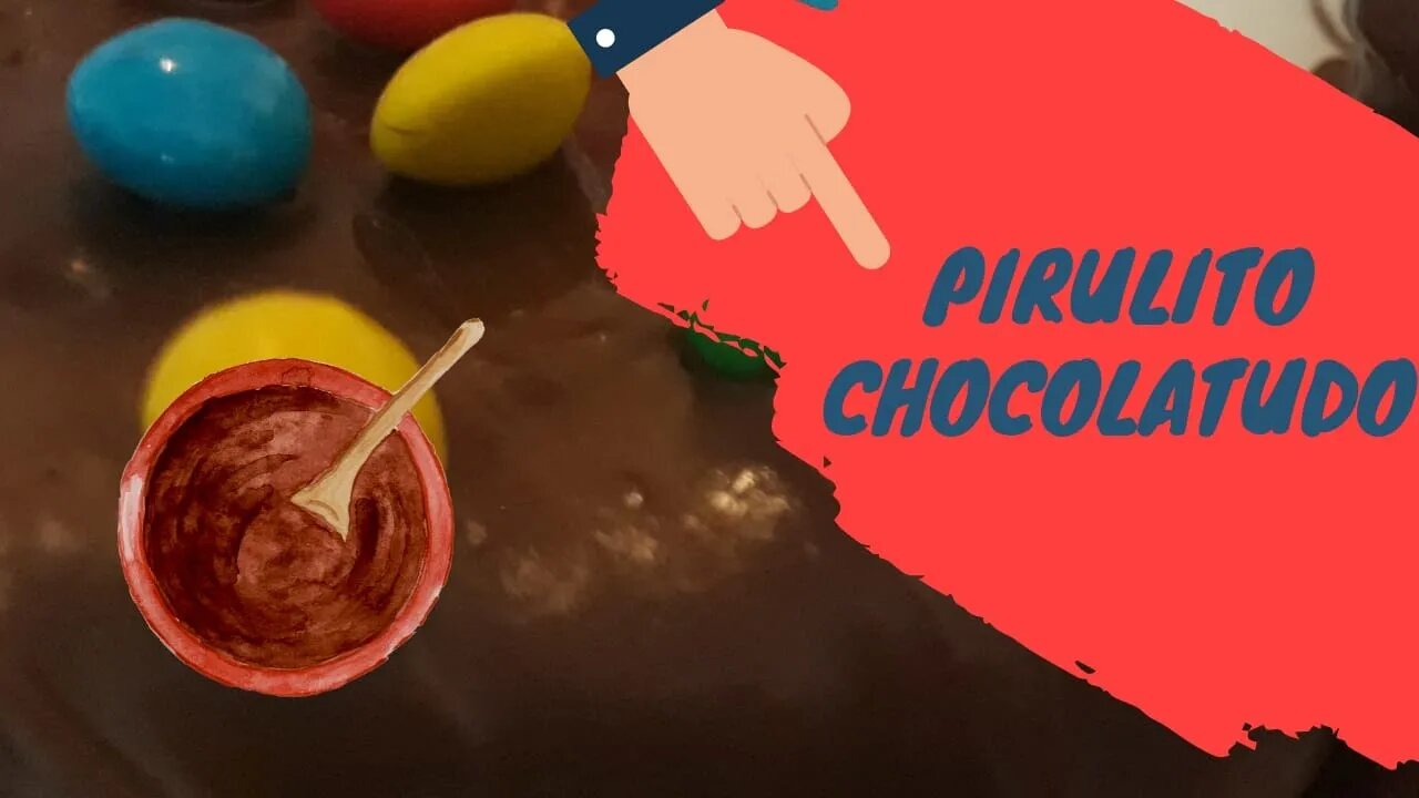 PIRULITO DE CHOCOLATE DE BOLACHAS MARIA - SUPER RECHEADO - AS CRIANÇAS AMAM ESSA RECEITA