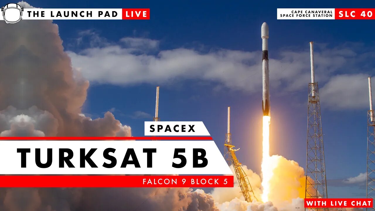 LIVE! Falcon 9 with Turksat 5B Sat