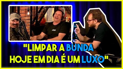 VINHETEIRO CRITICA OS MÚSICOS BRASILEIRO E FALA EM LIMPAR A BUNDA l PODCUT