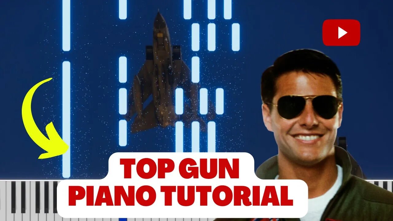 TOP GUN THEME PIANO TUTORIAL [ SHEET MUSIC AVAILABLE]