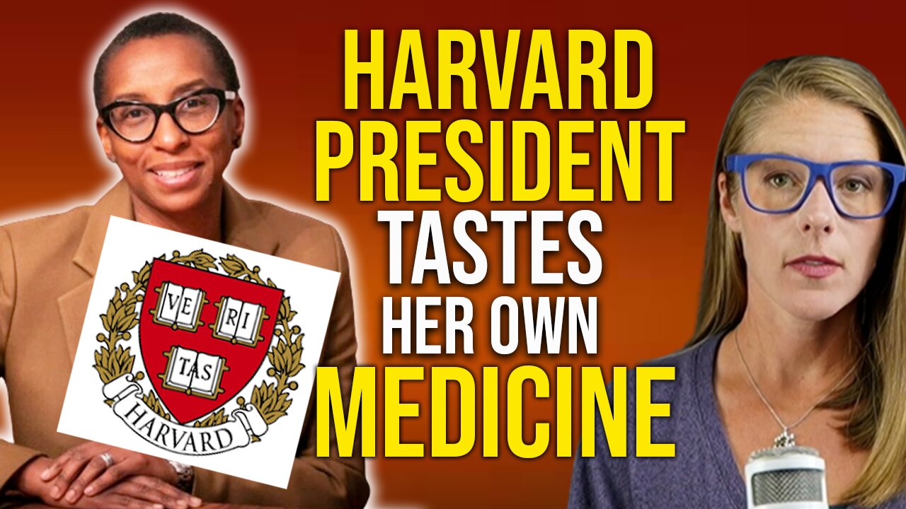 Harvard President tastes her own medicine || Rob Montz