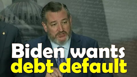 America will never default on debt, only Biden wants it to, says Senator Ted Cruz