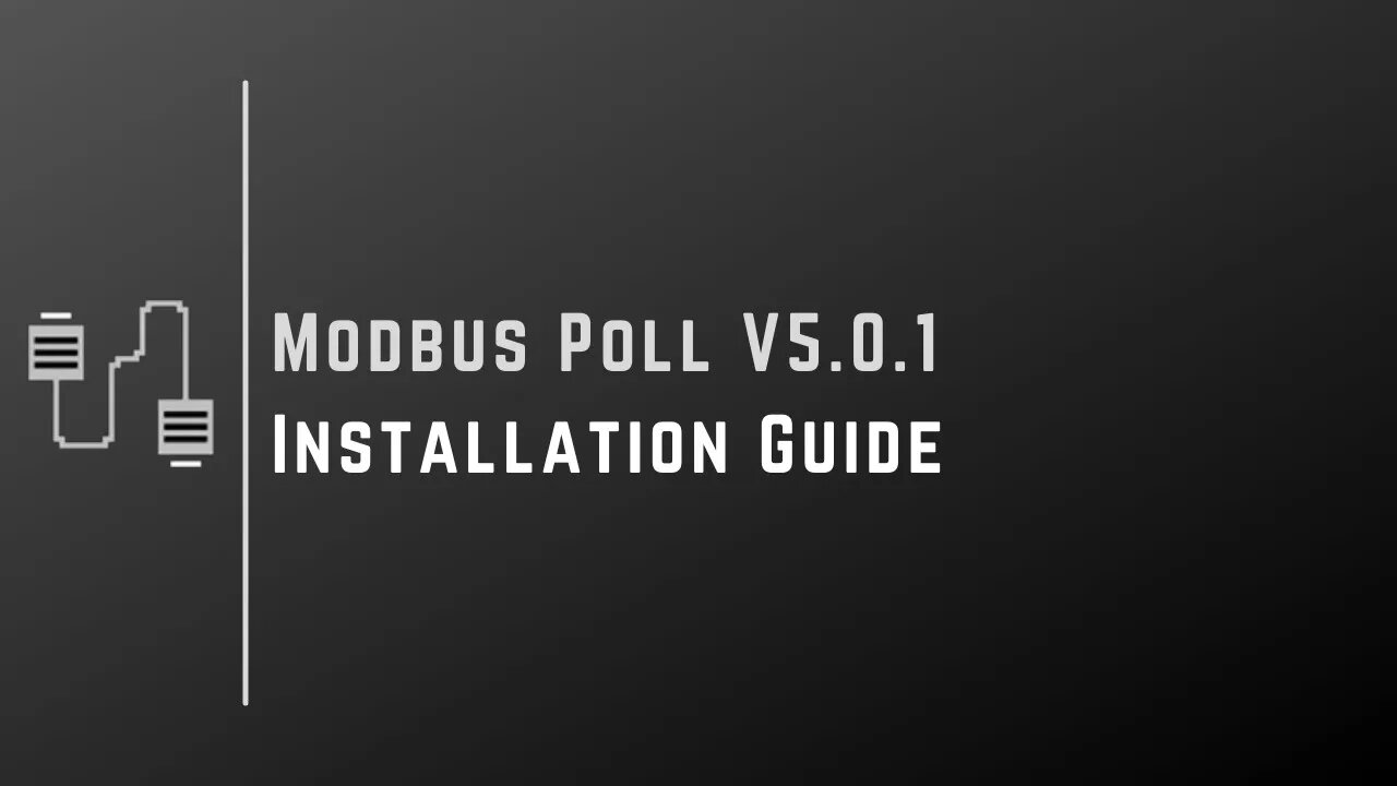 Modbus Poll V5.0.1 | Software Installation |