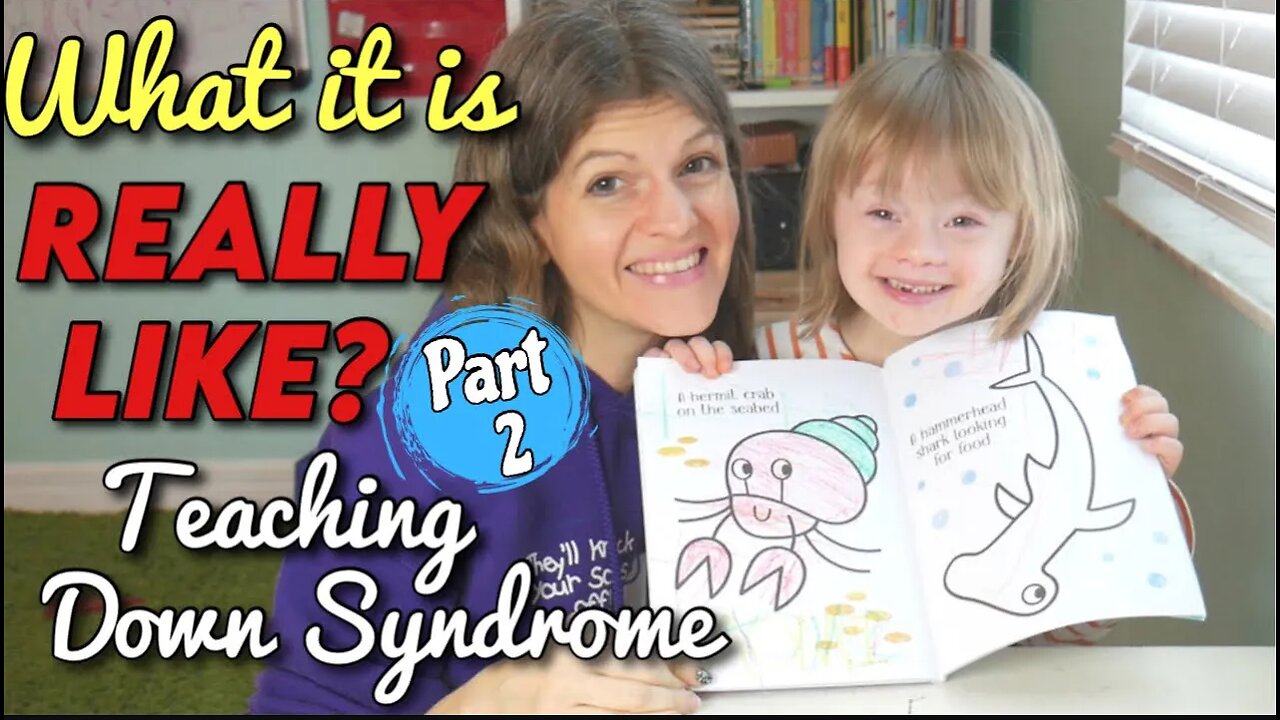 **REAL & RAW** How I Teach my Child with DOWN SYNDROME || Preschool at 5 Years Old