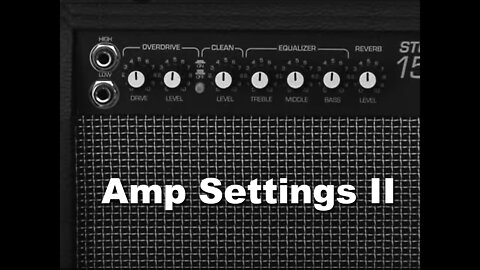 AMP SETTINGS II Single Channel Combo Amplifier Beginner Electric Guitar Lesson w/ Bugera Infinium V5