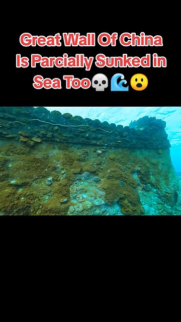 Great Wall Of “China” Partially Under Sea