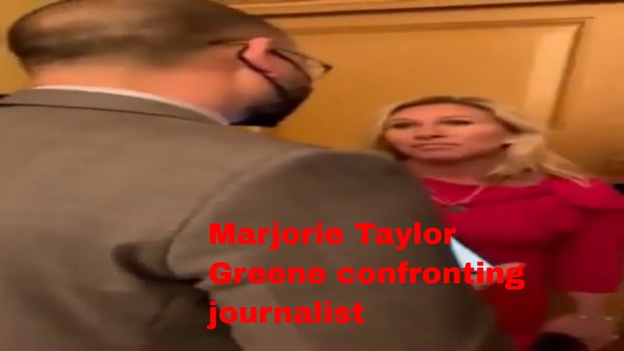 Marjorie Taylor Greene talking about january six with a journalist