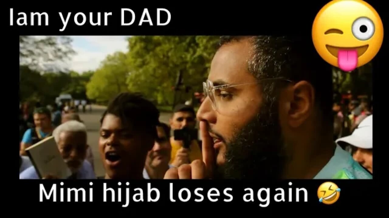 Once again he loses debates and acting like his master