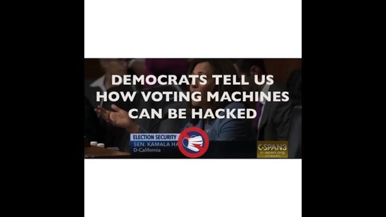 Hypocritical Democrats Remind Us How Voting Machines Can Be Hacked