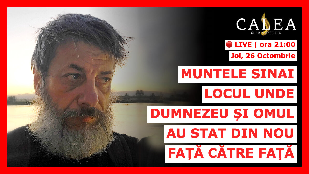 🔴 LIVE #658 - SINAI - LOCUL UNDE DUMNEZEU ȘI OMUL AU STAT DIN NOU FAȚĂ CĂTRE FAȚĂ || Pr. TUDOR