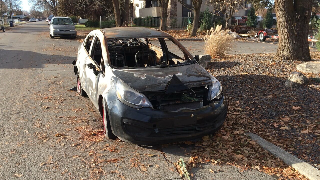 Burnt Up Car