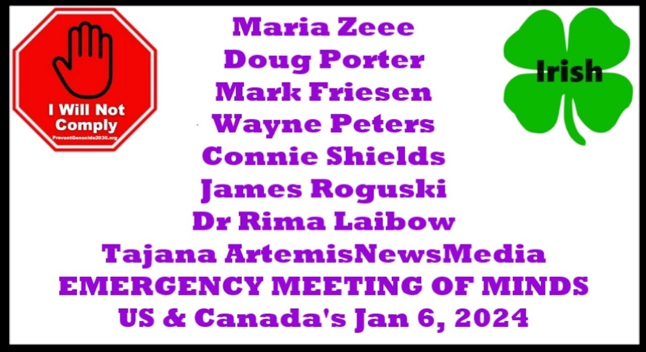 EMERGENCY MEETING OF MINDS US & Canada 06-Jan-2023