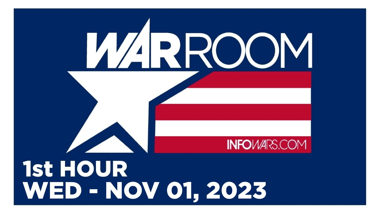 WAR ROOM [1 of 3] Wednesday 11/1/23 • ISRAEL/GAZA WAR UPDATE, News, Reports & Analysis • Infowars