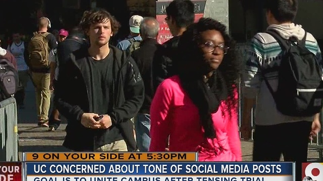 UC concerned about tone of social media posts