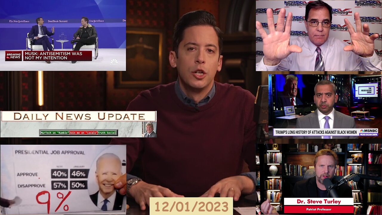 Michael Knowles: Elon Musk Says "Go F-Y", USA Watchdog: Biden Still 9%-Or less, Dr. Steve | EP1033