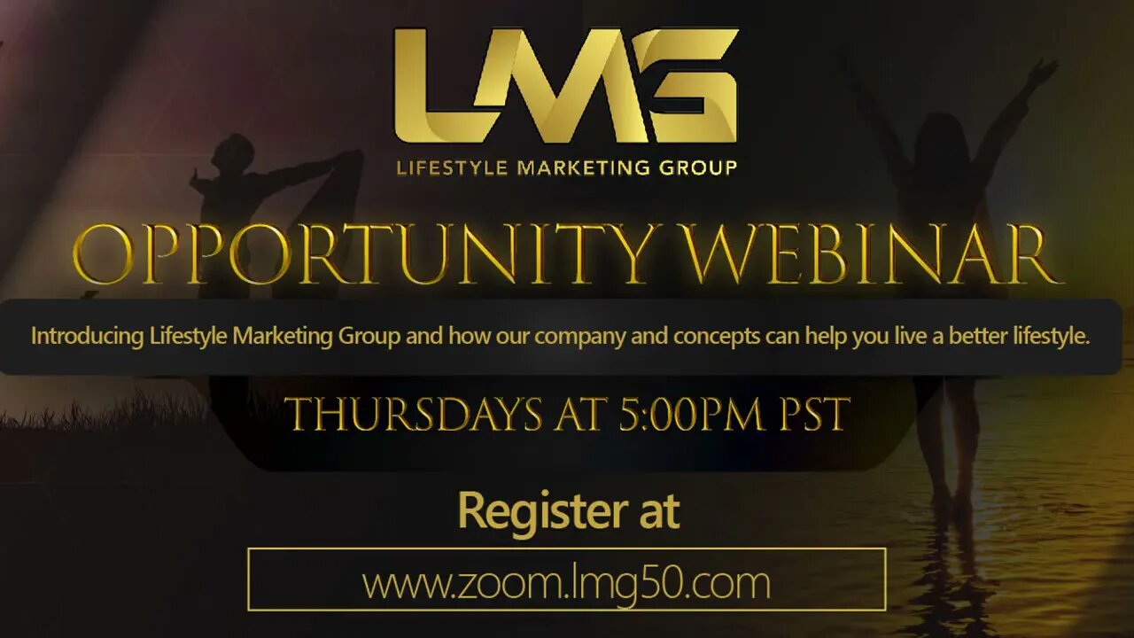 LMG - Thursday Opportunity Webinar 4/29/2021 - Compensation Plan - Lifestyle Marketing Group Review