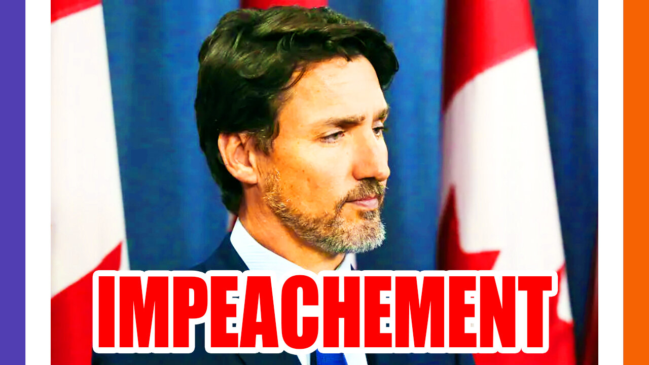 🚨BREAKlNG: IMPEACHMENT OF JUSTIN TRUDEAU 🟠⚪🟣