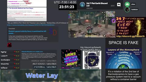 Ladies Night on 24/7 Flat Earth Discord 2.0