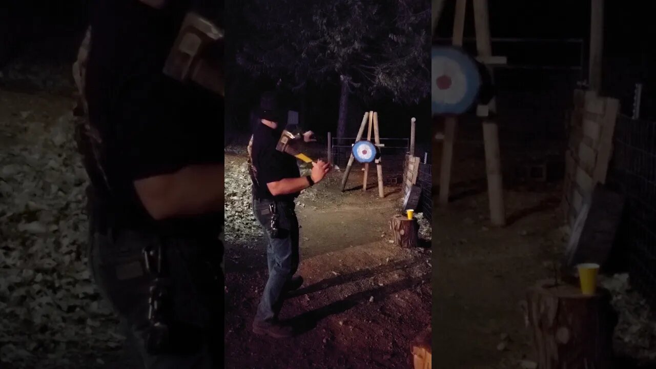 Hatchet Throwing Fun