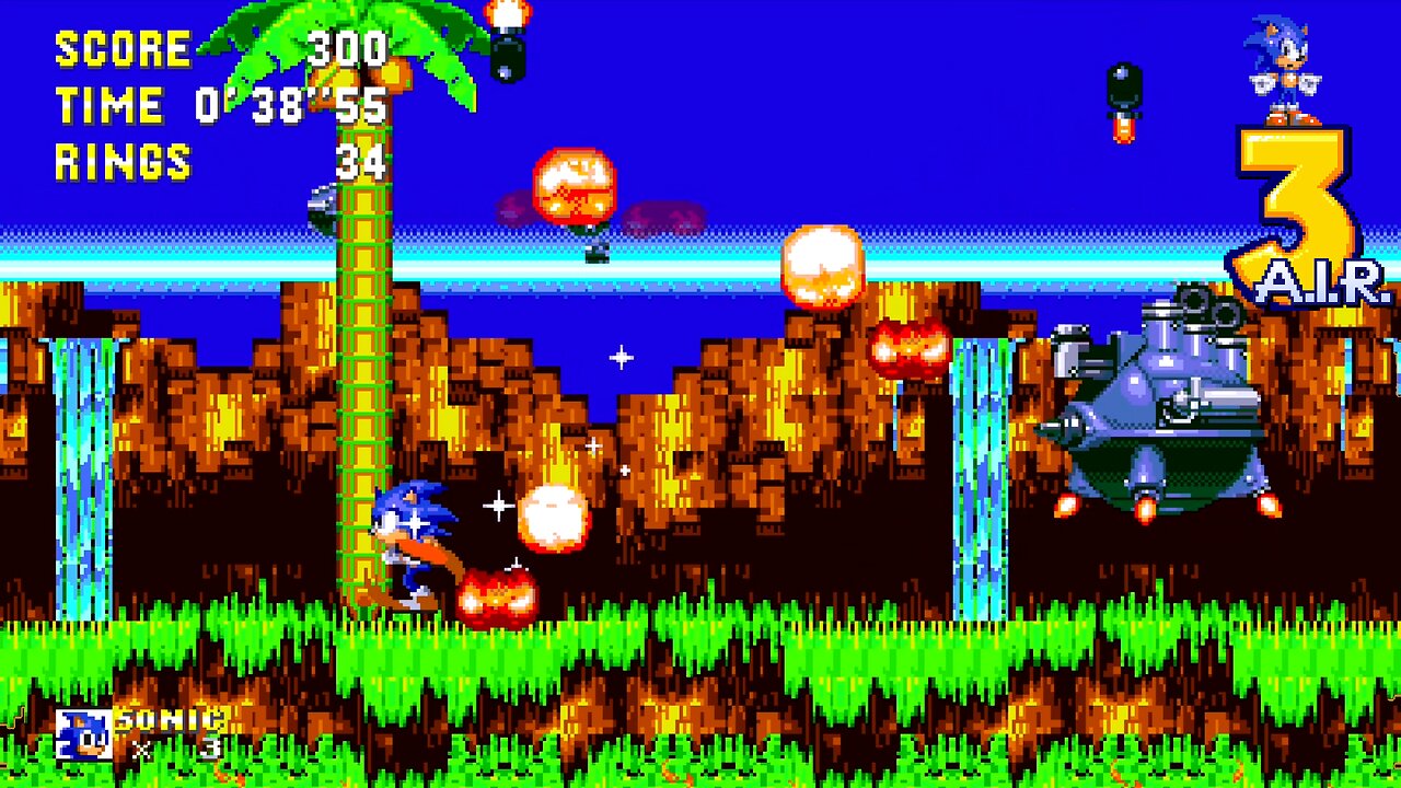 Sonic 3 AIR Mod Showcase "Master System Sonic"